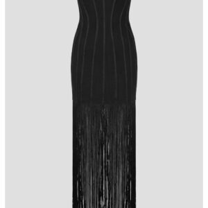 ABITO BUSTIER LUNGO RED CARPET