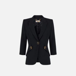BLAZER CON PATTINE LOGO