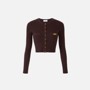 CARDIGAN TRICOT GIROCOLLO