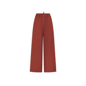 PANTALONI AMPI IN LINO